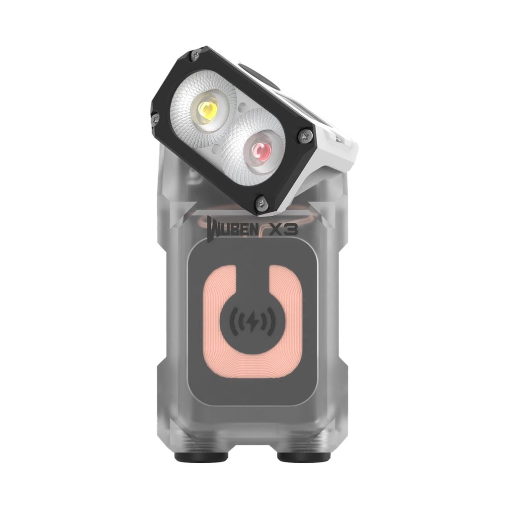 Wuben X3 Pro đèn pin EDC cú vọ xoay đầu đa năng kèm hộp sạc
