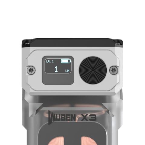 Wuben X3 Pro đèn pin EDC cú vọ xoay đầu đa năng kèm hộp sạc