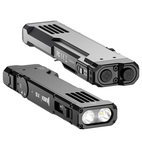 Wuben X5 đèn pin EDC 1300 Lumens + Laser + UV đa năng