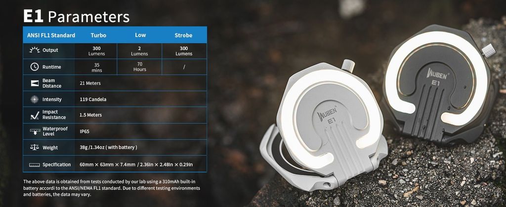 Wuben E1 Đèn pin selfie cho điện thoại