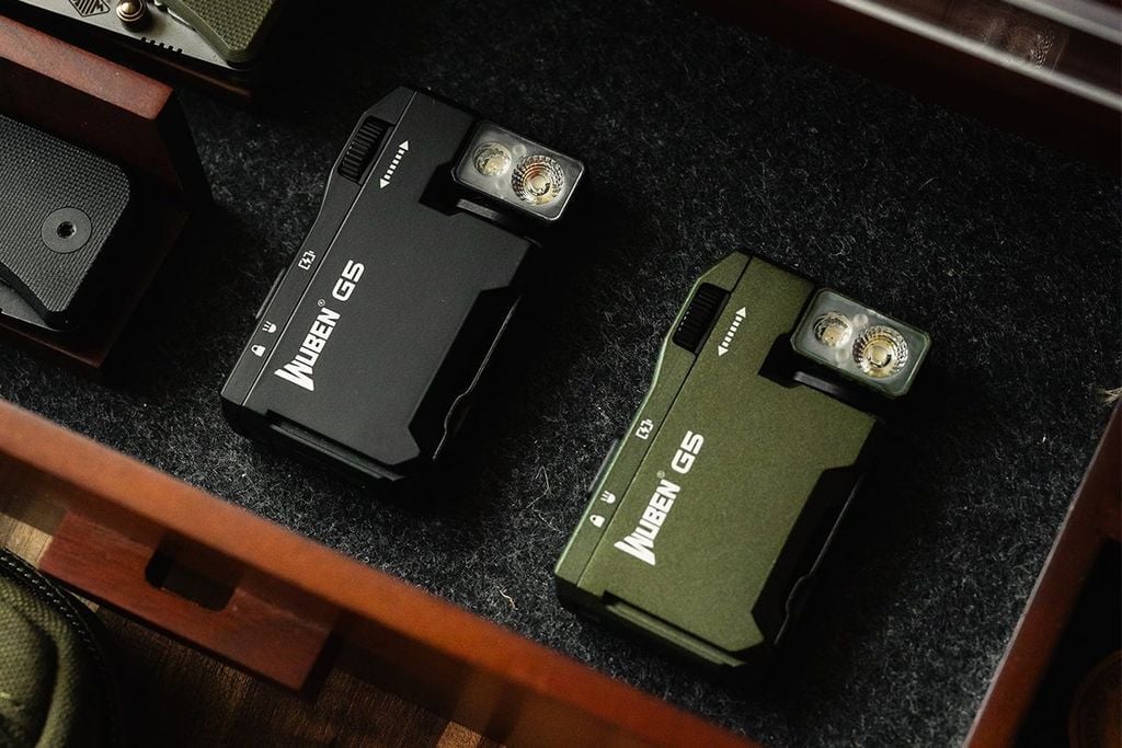 Wuben G5 đèn pin móc khóa xoay đầu đa năng