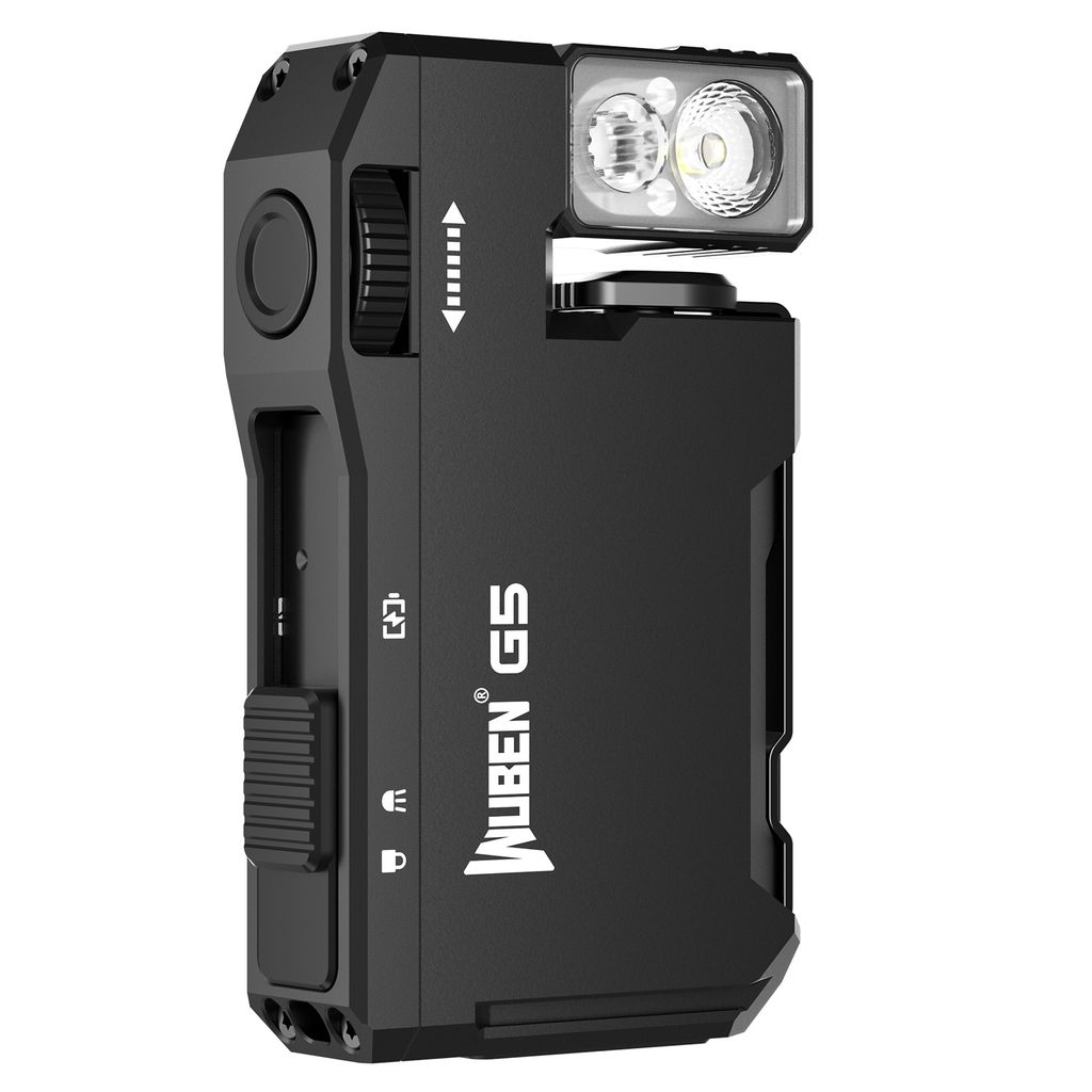 Wuben G5 đèn pin EDC móc khóa xoay đầu đa năng