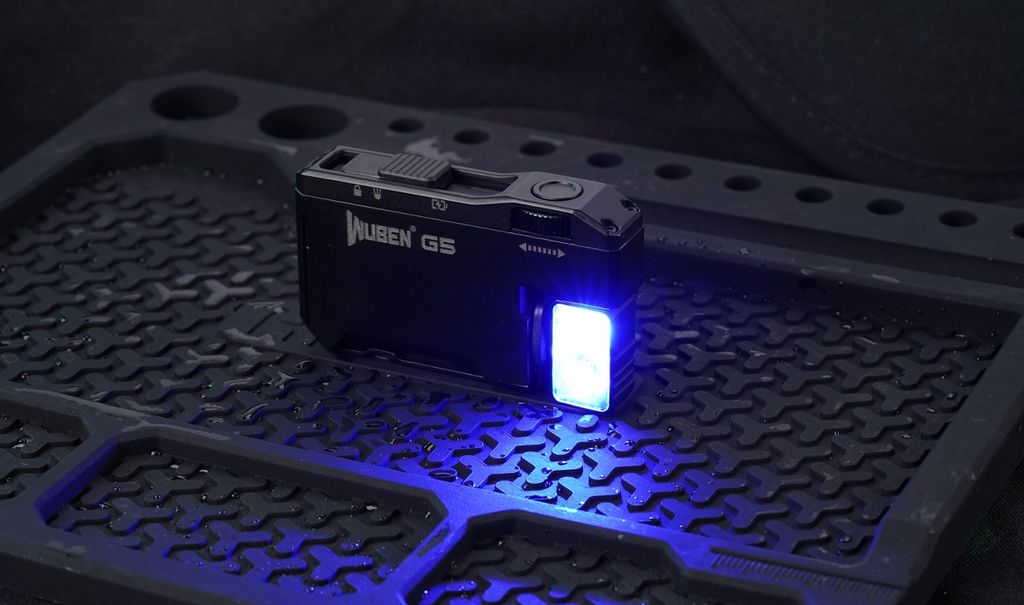 Wuben G5 đèn pin móc khóa xoay đầu đa năng
