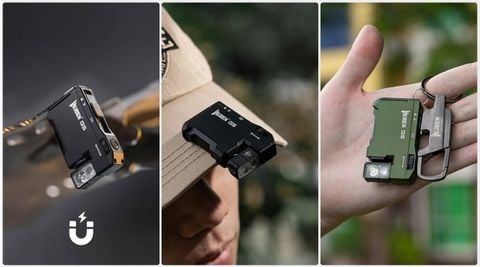Wuben G5 đèn pin móc khóa xoay đầu đa năng