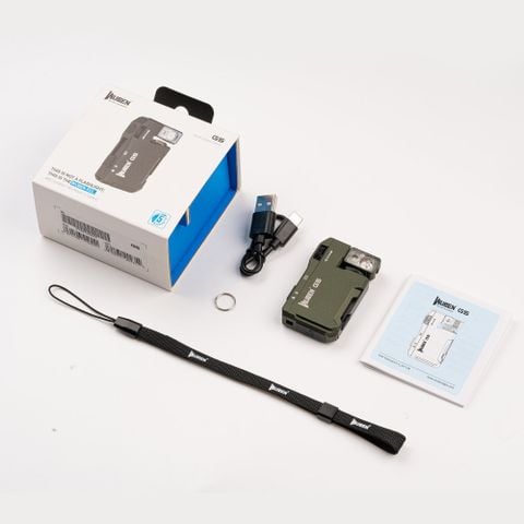 Wuben G5 đèn pin móc khóa xoay đầu đa năng