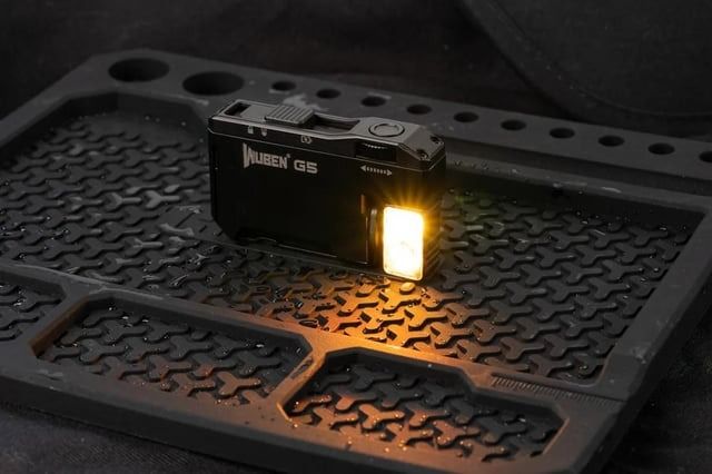 Wuben G5 đèn pin móc khóa xoay đầu đa năng