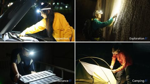 Wuben H4 Đèn pin đội đầu