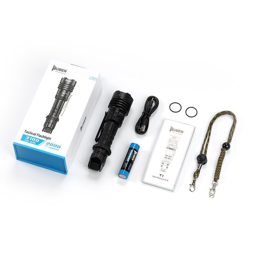 Wuben T1 Đèn pin Tactical tác chiến chuyên dụng