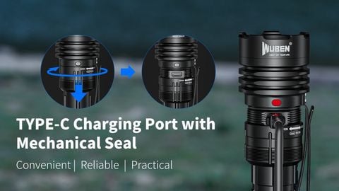 Wuben T1 Đèn pin Tactical tác chiến chuyên dụng