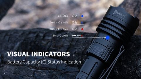 Wuben T1 Đèn pin Tactical tác chiến chuyên dụng