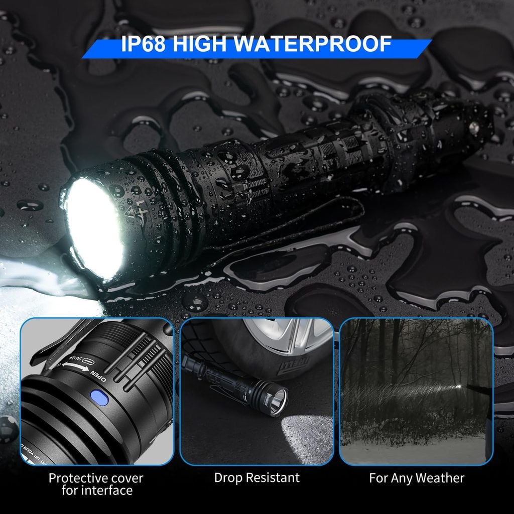 Wuben T1 Đèn pin Tactical tác chiến chuyên dụng