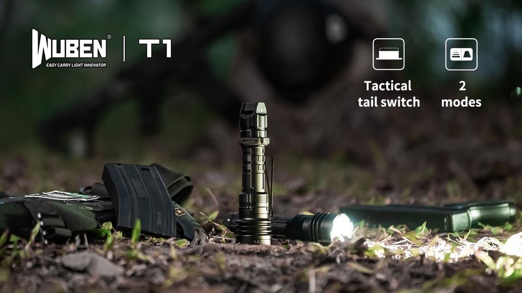 Wuben T1 Đèn pin Tactical tác chiến chuyên dụng