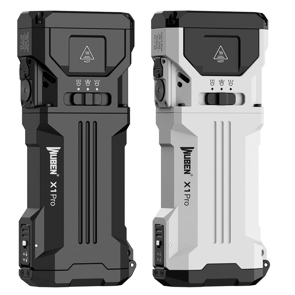 Wuben X1 Pro Đèn pin EDC công suất lớn 12,300Lumens