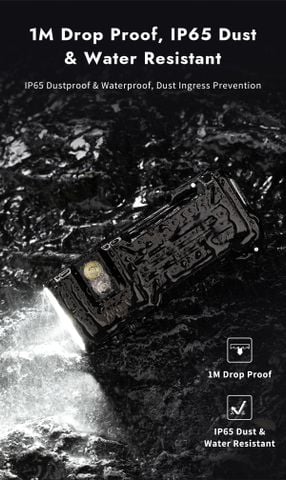 Wuben X2Pro+ Đèn pin EDC đa năng 1500Lumens 2 pin 14500 tháo rời