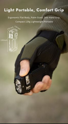 Wuben X2Pro+ Đèn pin EDC đa năng 1500Lumens 2 pin 14500 tháo rời