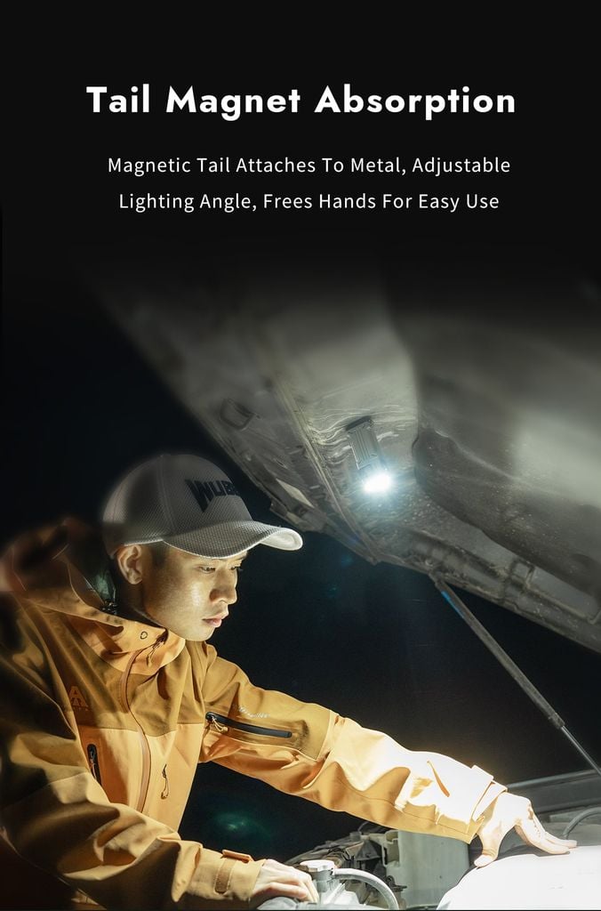Wuben X2Pro+ Đèn pin EDC đa năng 1500Lumens 2 pin 14500 tháo rời
