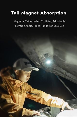 Wuben X2Pro+ Đèn pin EDC đa năng 1500Lumens 2 pin 14500 tháo rời