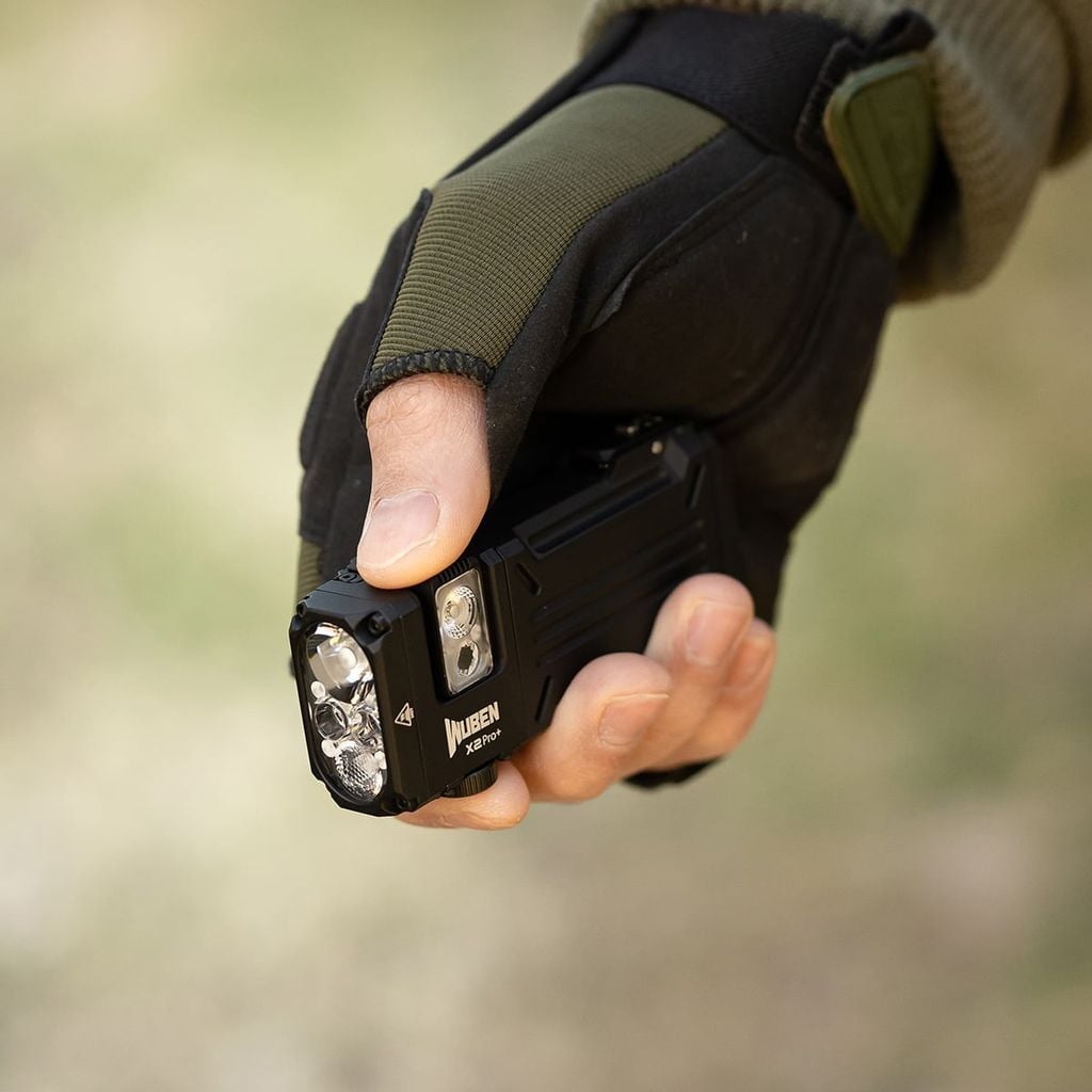 Wuben X2Pro+ Đèn pin EDC đa năng 1500Lumens 2 pin 14500 tháo rời