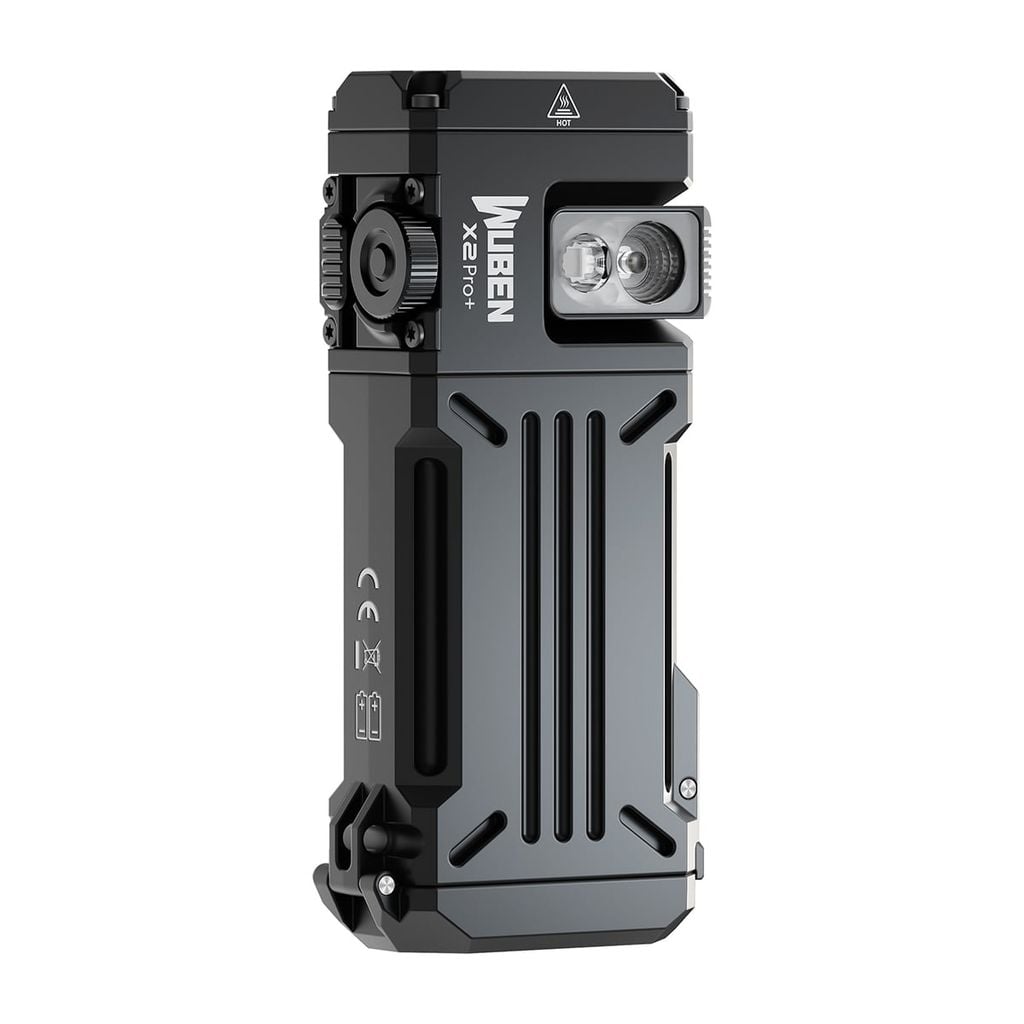 Wuben X2Pro+ Đèn pin EDC đa năng 1500Lumens 2 pin 14500 tháo rời