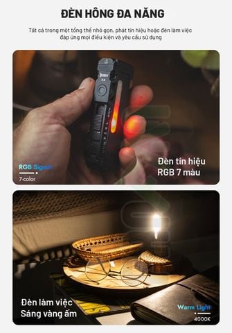 Wuben X4 đèn pin EDC đa năng