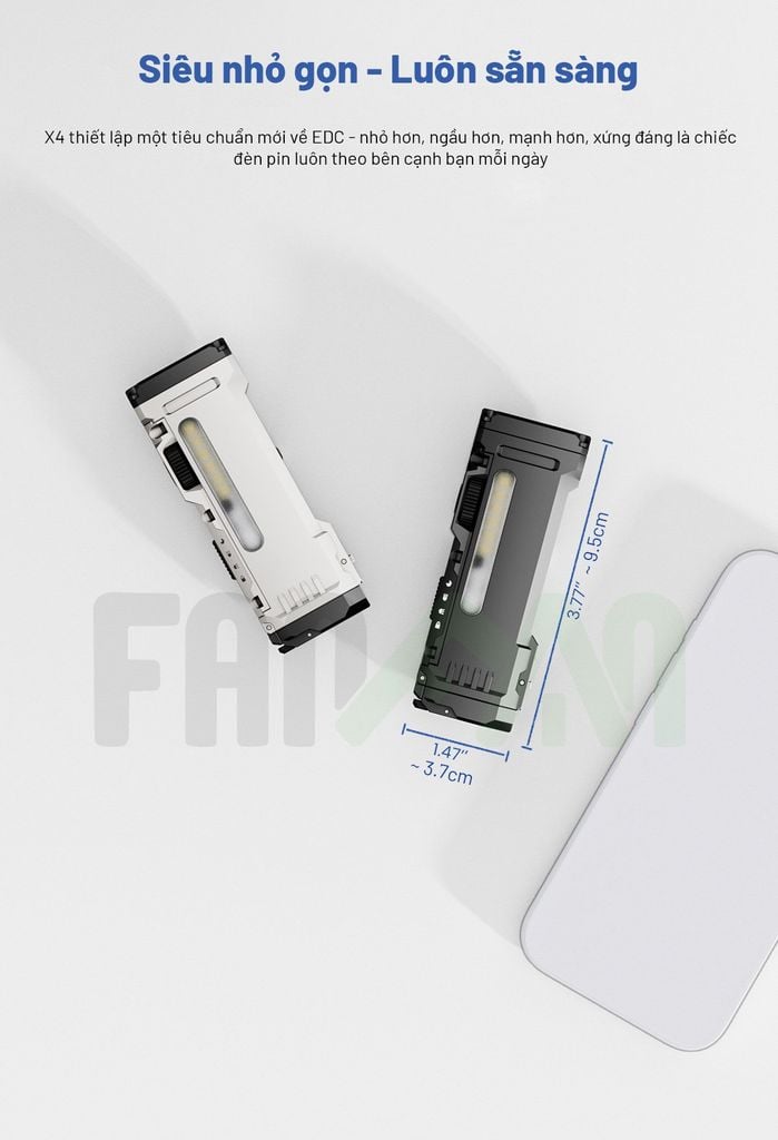 Wuben X4 đèn pin EDC đa năng