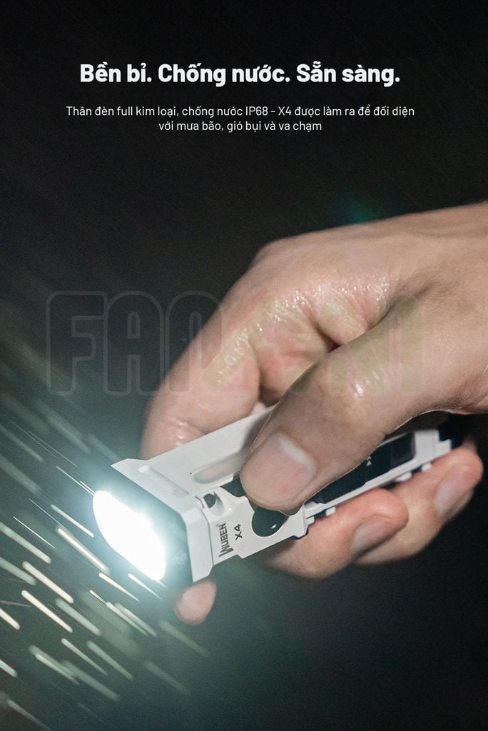 Wuben X4 đèn pin EDC đa năng