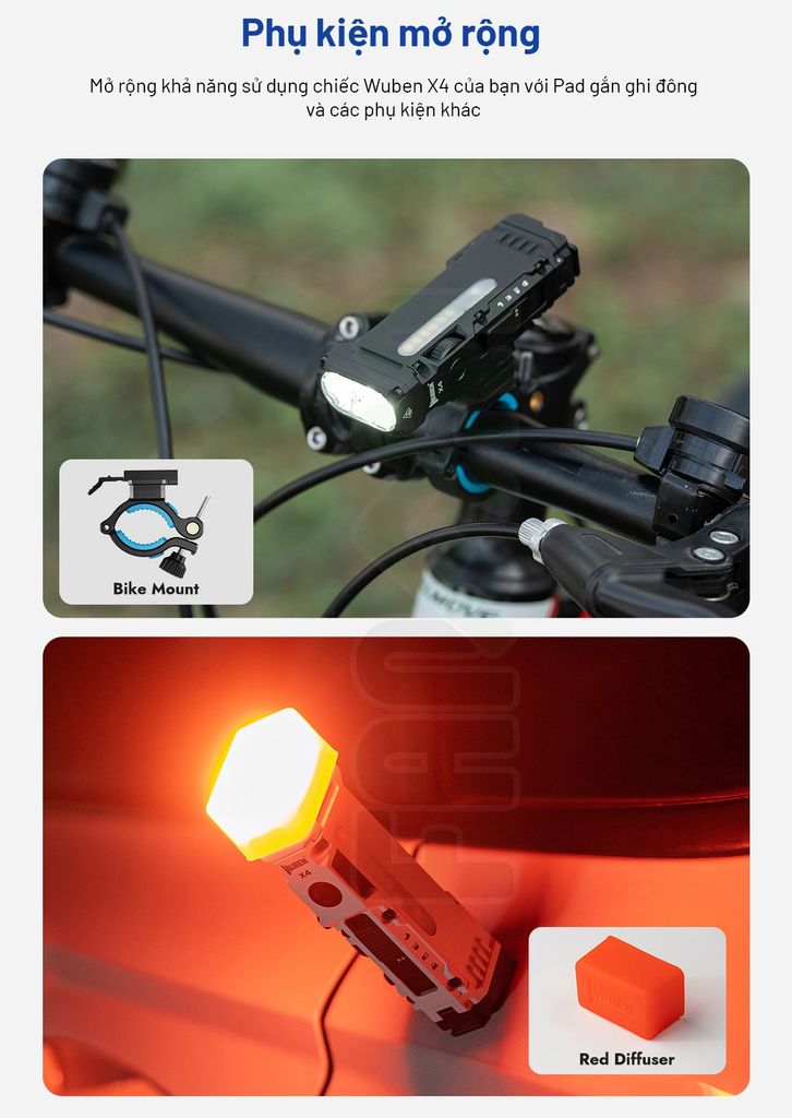 Wuben X4 đèn pin EDC đa năng