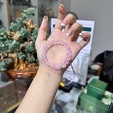 Vòng Tay Thạch Anh Hồng Mix Ngũ Điếu – ảnh 4