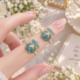 Nhẫn Cẩm Thạch Phỉ Thúy Lam Ngọc Túi Tiền Bọc Vàng 10K – ảnh 3