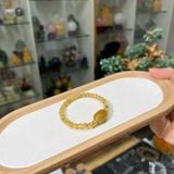 Vòng Tay Thạch Anh Tóc Vàng 6mm Mix Lu Thống – ảnh 1
