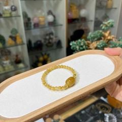 Vòng Tay Thạch Anh Tóc Vàng 6mm Mix Lu Thống