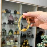 Vòng Tay Thạch Anh Tóc Vàng 6mm Mix Lu Thống – ảnh 4