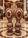 Cặp Lục Bình Ngọc Onyx Huyết 165x45cm – ảnh 2