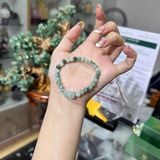 Vòng Tay Ngọc Phỉ Thúy Hoa Bay Mix Ngũ Điếu Ngọc – ảnh 3