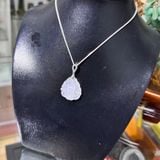 Mặt Dây Chuyền Hồ Ly Chúa Mã Não Trắng – ảnh 1