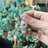 Mặt Đeo Cổ Đồng Điếu Bọc Hoa Sen Bạc – ảnh 7