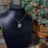 Mặt Đeo Cổ Đồng Điếu Bọc Hoa Sen Bạc – ảnh 8