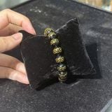 Vòng Tay Đá Onyx Đen Chạm Kim Tiền – ảnh 3