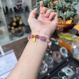 Vòng Tay Mã Não Hoa Anh Đào Mix Tỳ Hưu Và Charm – ảnh 2