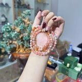 Chuỗi Đá Mã Não Hoa Anh Đào Quấn 3 Vòng – ảnh 2
