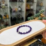 Vòng Tay Thạch Anh Tím Mix Charm Bạc – ảnh 1