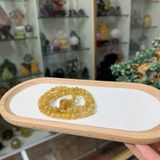 Vòng Tay Thạch Anh Tóc Vàng Cuốn 3 Mix Ngũ Điếu Hồ Ly Bi Tròn – ảnh 2