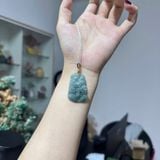 Mặt Dây Chuyền Phong Cảnh Cẩm Thạch Phỉ Thúy Lam Ngọc Jadeite A – ảnh 1