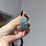 Mặt Dây Chuyền Phong Cảnh Cẩm Thạch Phỉ Thúy Lam Ngọc Jadeite A – ảnh 3