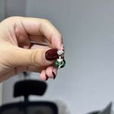 Mặt Dây Chuyền Hồ Ly Bạc Ngọc Sơn Thủy Phúc Lộc Tình – ảnh 4