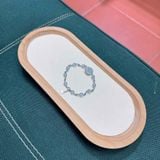 Lắc Tay Bạc S925 Đá Aquamarine Phối Mặt Hồ Ly – ảnh 1