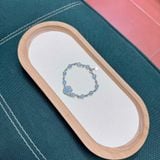 Lắc Tay Bạc S925 Đá Aquamarine Phối Mặt Hồ Ly – ảnh 2