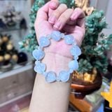 Vòng Tay Trái Tim Đá Aquamarine – ảnh 2