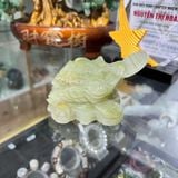 Tượng Thiềm Thừ Ngọc Onyx Xanh 11.4cm – ảnh 2