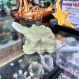 Tượng Thiềm Thừ Ngọc Onyx Xanh 11.4cm – ảnh 3